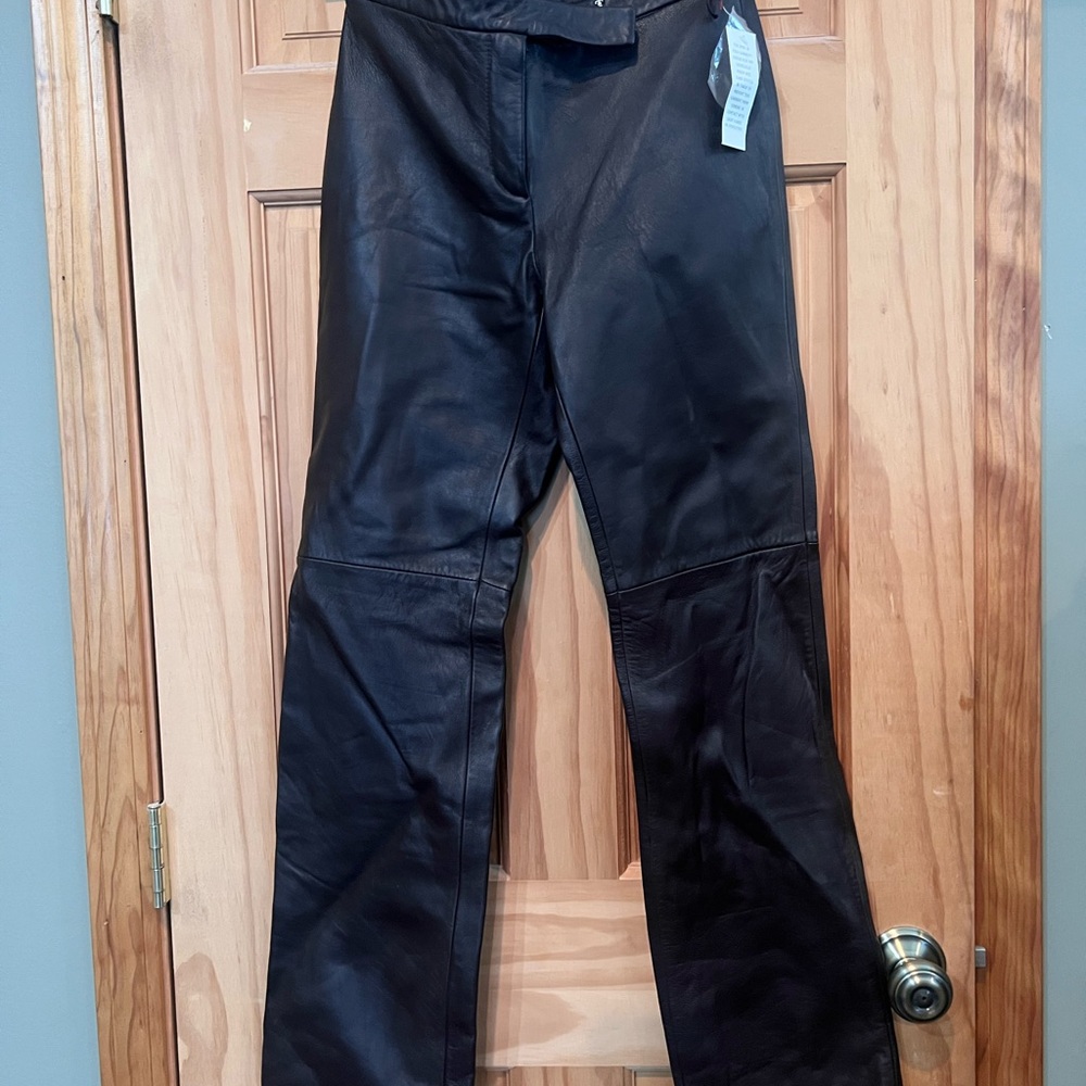 Brown Leather Pants